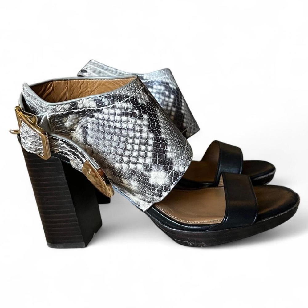 COACH Betsy Snake Heels